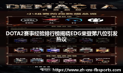 DOTA2赛事经验排行榜揭晓EDG荣登第八位引发热议